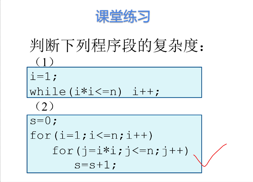 时间复杂度估计